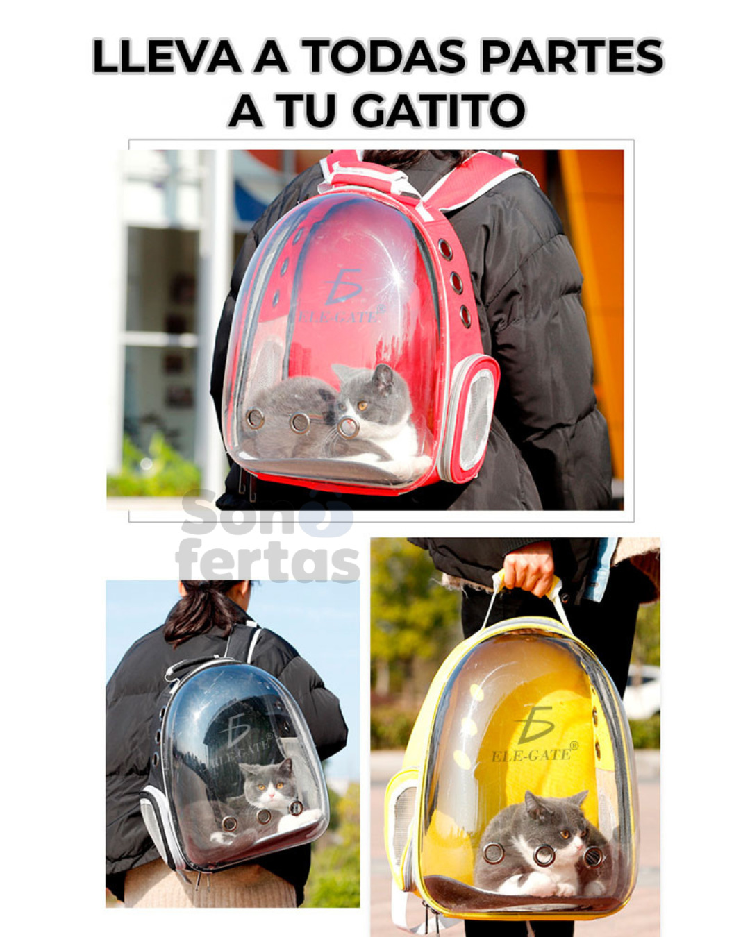 Mochila Transportadora De Mascotas