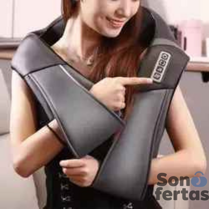 masajeador con calefacción infrarroja para coche/hogar